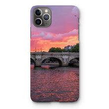 Load image into Gallery viewer, Pont Neuf Paris Sunset Phone Case - Paris Phone Case - La Porte Bonheur
