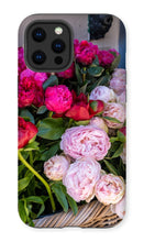 Load image into Gallery viewer, Pink Peonies in Paris Phone Case - Paris Phone Case - La Porte Bonheur