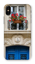 Load image into Gallery viewer, Blue Door No. 5 Phone Case - Paris Phone Case - La Porte Bonheur