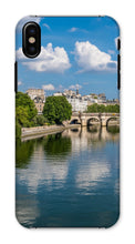 Load image into Gallery viewer, Pont Neuf from Pont des Arts Phone Case - Paris Phone Case - La Porte Bonheur