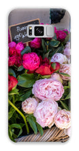 Load image into Gallery viewer, Pink Peonies in Paris Phone Case - Paris Phone Case - La Porte Bonheur