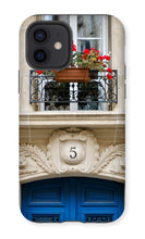 Load image into Gallery viewer, Blue Door No. 5 Phone Case - Paris Phone Case - La Porte Bonheur