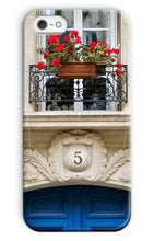 Load image into Gallery viewer, Blue Door No. 5 Phone Case - Paris Phone Case - La Porte Bonheur