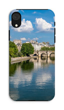 Load image into Gallery viewer, Pont Neuf from Pont des Arts Phone Case - Paris Phone Case - La Porte Bonheur