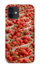Load image into Gallery viewer, Strawberries at the Marché Phone Case - French Market Phone Case - La Porte Bonheur