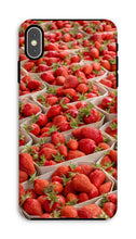 Load image into Gallery viewer, Strawberries at the Marché Phone Case - French Market Phone Case - La Porte Bonheur