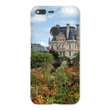 Load image into Gallery viewer, Late Summer Flowers in the Tuileries Phone Case - Paris Phone Case - La Porte Bonheur