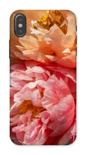 Load image into Gallery viewer, Coral Peonies Phone Case - Peony Phone Case - La Porte Bonheur