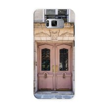Load image into Gallery viewer, Left Bank Pink Doors Phone Case - Paris Phone Case - La Porte Bonheur - Paris Pink Door Phone Case