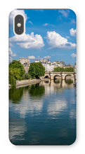 Load image into Gallery viewer, Pont Neuf from Pont des Arts Phone Case - Paris Phone Case - La Porte Bonheur
