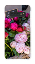 Load image into Gallery viewer, Pink Peonies in Paris Phone Case - Paris Phone Case - La Porte Bonheur