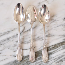 Load image into Gallery viewer, Louis XVI Musique Design Silver Plated Spoons - La Porte Bonheur