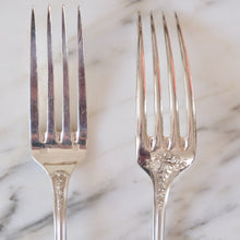Load image into Gallery viewer, Louis XVI Musique Design Silver Plated Forks - La Porte Bonheur