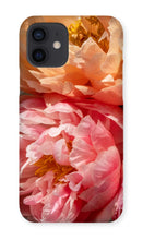 Load image into Gallery viewer, Coral Peonies Phone Case - Peony Phone Case - La Porte Bonheur