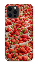 Load image into Gallery viewer, Strawberries at the Marché Phone Case - French Market Phone Case - La Porte Bonheur