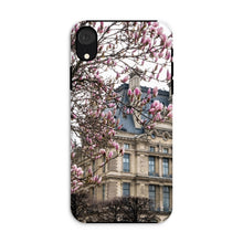 Load image into Gallery viewer, Pink Magnolias and the Louvre Phone Case - Paris Phone Case - La Porte Bonheur