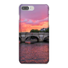 Load image into Gallery viewer, Pont Neuf Paris Sunset Phone Case - Paris Phone Case - La Porte Bonheur