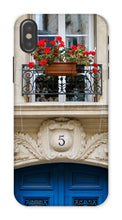 Load image into Gallery viewer, Blue Door No. 5 Phone Case - Paris Phone Case - La Porte Bonheur