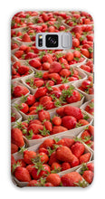 Load image into Gallery viewer, Strawberries at the Marché Phone Case - French Market Phone Case - La Porte Bonheur