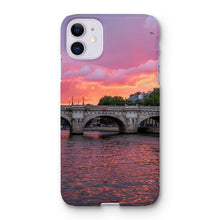 Load image into Gallery viewer, Pont Neuf Paris Sunset Phone Case - Paris Phone Case - La Porte Bonheur