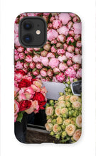 Load image into Gallery viewer, Peonies and Garden Roses at the Marché Phone Case - Paris Phone Case - La Porte Bonheur