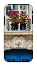 Load image into Gallery viewer, Blue Door No. 5 Phone Case - Paris Phone Case - La Porte Bonheur