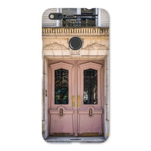Load image into Gallery viewer, Left Bank Pink Doors Phone Case - Paris Phone Case - La Porte Bonheur - Paris Pink Door Phone Case