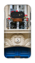 Load image into Gallery viewer, Blue Door No. 5 Phone Case - Paris Phone Case - La Porte Bonheur