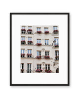 Load image into Gallery viewer, Geraniums on the Left Bank - Paris Print - La Porte Bonheur