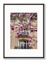 Load image into Gallery viewer, Spring Windows - Paris Print with Magnolias - La Porte Bonheur