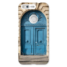 Load image into Gallery viewer, Place Saint-Sulpice Blue Door Phone Case - Paris Phone Case - La Porte Bonheur