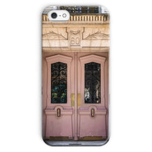 Load image into Gallery viewer, Left Bank Pink Doors Phone Case - Paris Phone Case - La Porte Bonheur - Paris Pink Door Phone Case