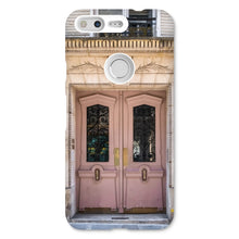 Load image into Gallery viewer, Left Bank Pink Doors Phone Case - Paris Phone Case - La Porte Bonheur - Paris Pink Door Phone Case