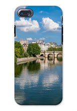 Load image into Gallery viewer, Pont Neuf from Pont des Arts Phone Case - Paris Phone Case - La Porte Bonheur