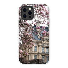 Load image into Gallery viewer, Pink Magnolias and the Louvre Phone Case - Paris Phone Case - La Porte Bonheur