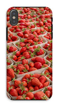 Load image into Gallery viewer, Strawberries at the Marché Phone Case - French Market Phone Case - La Porte Bonheur