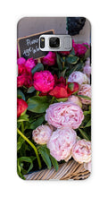 Load image into Gallery viewer, Pink Peonies in Paris Phone Case - Paris Phone Case - La Porte Bonheur
