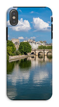 Load image into Gallery viewer, Pont Neuf from Pont des Arts Phone Case - Paris Phone Case - La Porte Bonheur