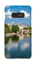 Load image into Gallery viewer, Pont Neuf from Pont des Arts Phone Case - Paris Phone Case - La Porte Bonheur