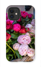 Load image into Gallery viewer, Pink Peonies in Paris Phone Case - Paris Phone Case - La Porte Bonheur