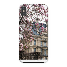 Load image into Gallery viewer, Pink Magnolias and the Louvre Phone Case - Paris Phone Case - La Porte Bonheur