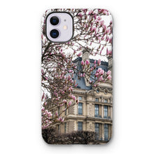 Load image into Gallery viewer, Pink Magnolias and the Louvre Phone Case - Paris Phone Case - La Porte Bonheur