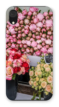 Load image into Gallery viewer, Peonies and Garden Roses at the Marché Phone Case - Paris Phone Case - La Porte Bonheur