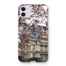 Load image into Gallery viewer, Pink Magnolias and the Louvre Phone Case - Paris Phone Case - La Porte Bonheur