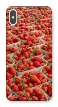 Load image into Gallery viewer, Strawberries at the Marché Phone Case - French Market Phone Case - La Porte Bonheur