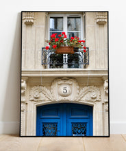 Load image into Gallery viewer, Blue Door No. 5 - Paris Print - La Porte Bonheur