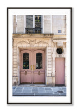 Load image into Gallery viewer, Left Bank Pink Doors - Paris Photography - La Porte Bonheur - paris pink door