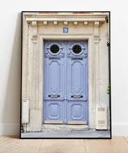 Load image into Gallery viewer, Periwinkle Blue Door - Paris Print - La Porte Bonheur