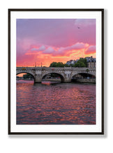 Load image into Gallery viewer, Pont Neuf Paris Sunset - Paris Photography - La Porte Bonheur
