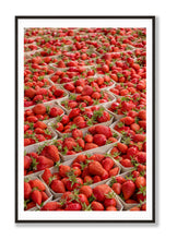 Load image into Gallery viewer, Strawberries at the Marché - French Market Print - La Porte Bonheur